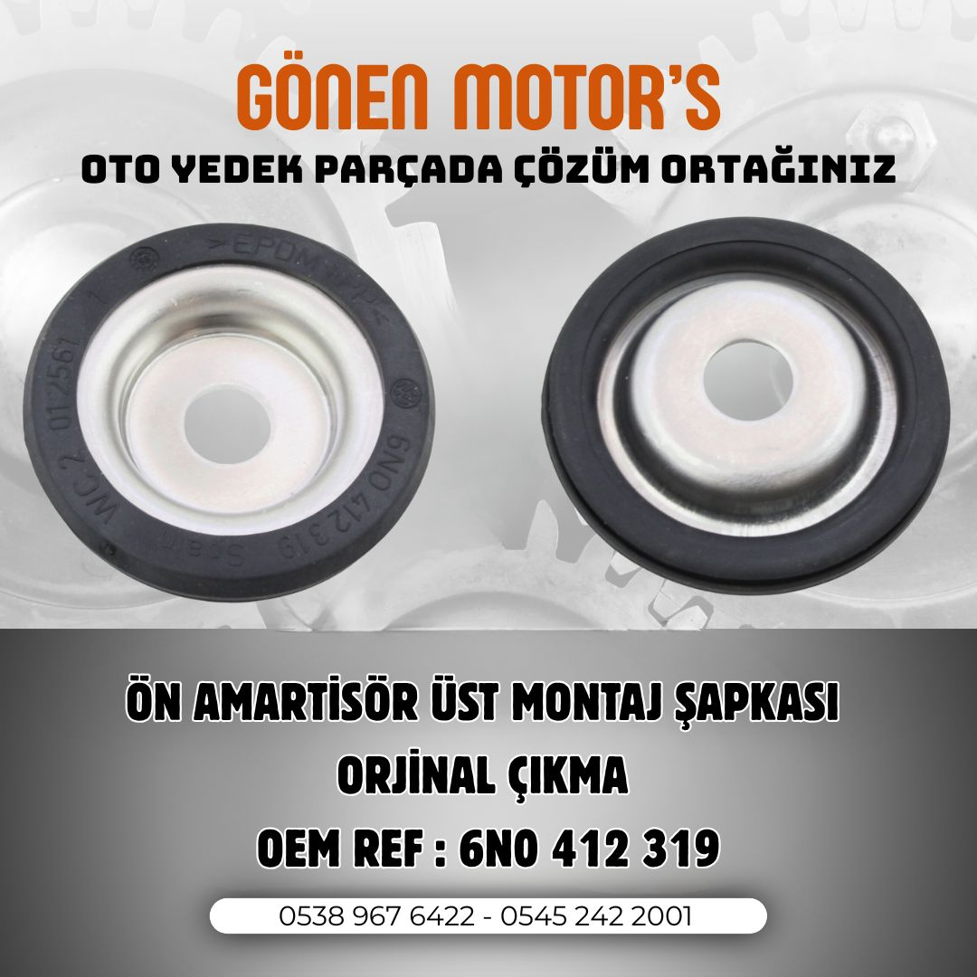 178 - ÖN AMARTİSÖR ÜST MONTAJ ŞAPKASI 6N0 412 319